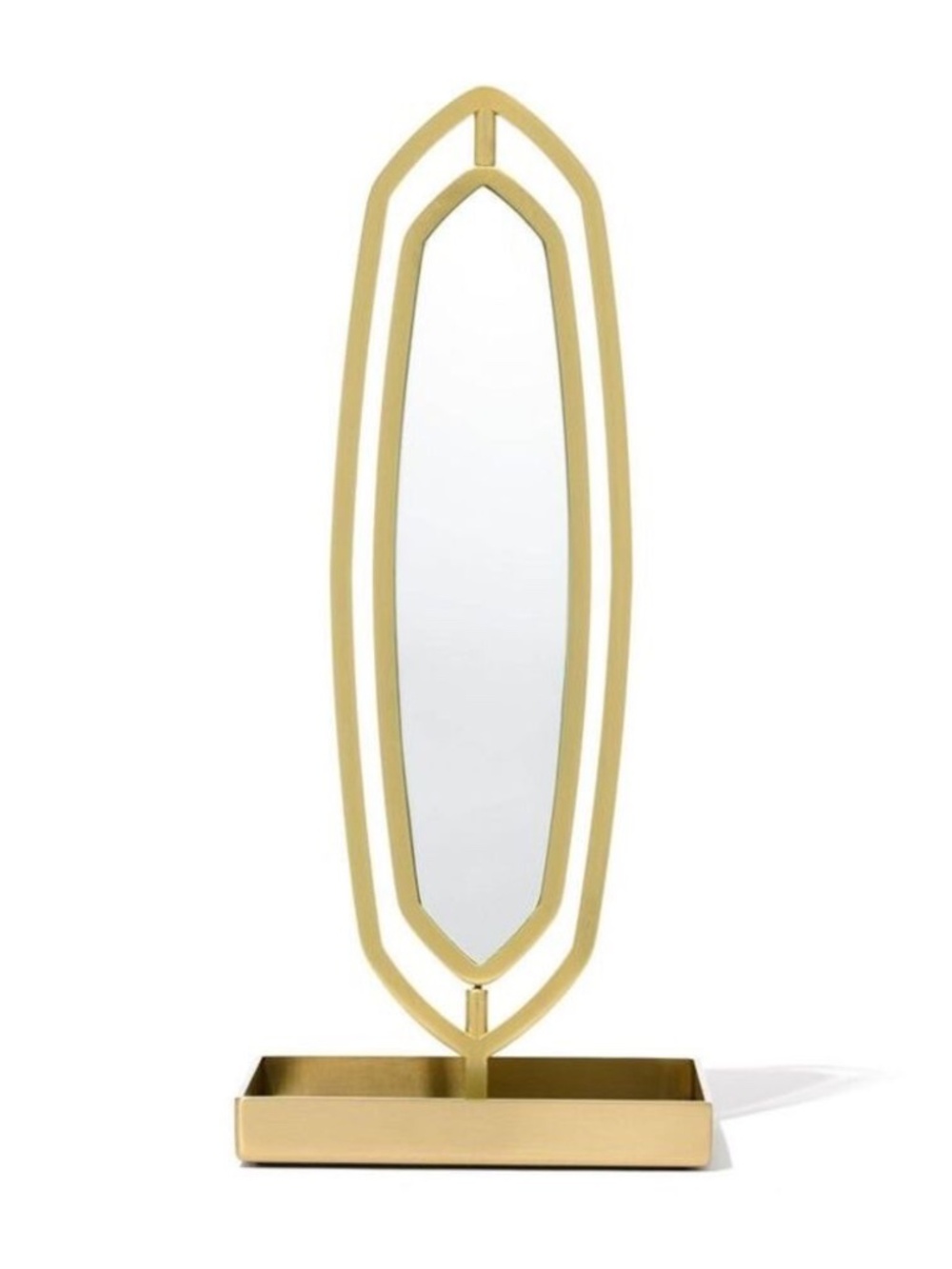 Open Box - Kendra Scott - Mirror Jewelry Stand - Gold